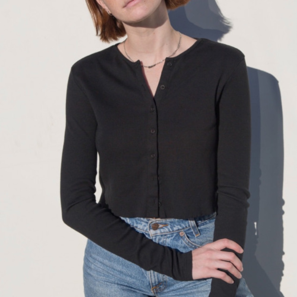 Brandy Melville Veronica Button Top